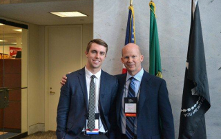 Dr. LaPrade with Nick Kenney at US Capitol Hill