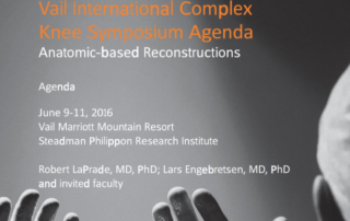 2016 Vail International Complex Knee Symposium Agenda